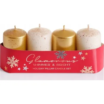 Svíčka Tradiční parafínová svíčka Bartek Candles 4 ks