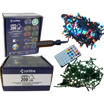 Vánoce Vánoční osvětlení na stromeček Cortina pro vnitřní i venkovní použití, 15 m, 101 - 200 světýlek