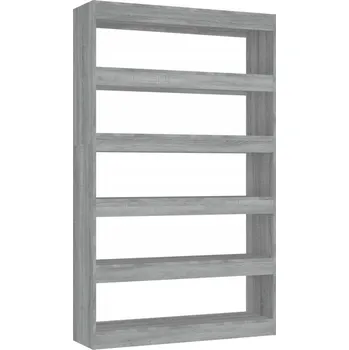 Knihovna Knihovna šedá dub sonoma 100 x 30 x 166 cm