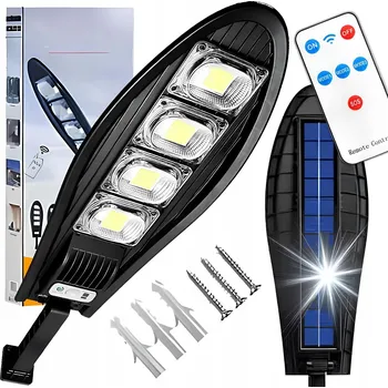 Venkovní osvětlení Solární Lampa LED Pouliční Svítidlo 1000W + Dálkové Ovládání