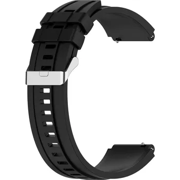 Řemínek na hodinky ESES Silikonový řemínek 1530004165 22 mm černý