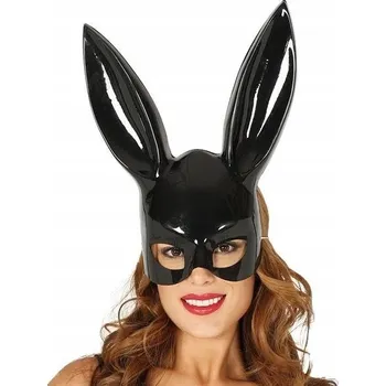 Maska na obličej Guirca 919/2893 plastová zvířata černá