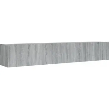 Televizní stolek Sada 2 TV skříněk, šedý dub sonoma