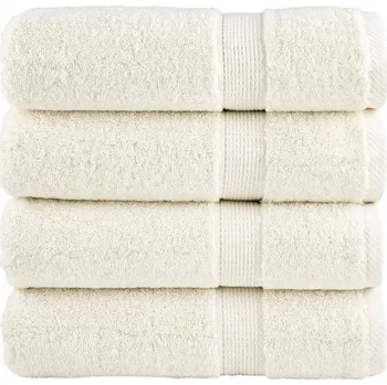 Utěrka Ručníky na ruce SOLUND krémové 50 x 100 cm, 100% bavlna, 4 ks