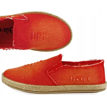 Dámské tenisky PLÁTĚNÉ BOTY espadrilky TENISKY odřené červené 31