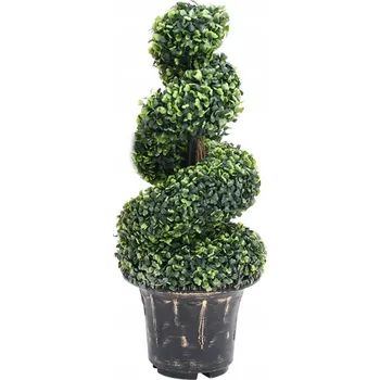 umělá květina Umělý zimostráz spirála - 29x89 cm, zelený