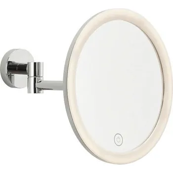 Kosmetické zrcátko TESA VISIOON kosmetické zrcátko 180 mm, zvětšovací, s osvětlením, chrom
