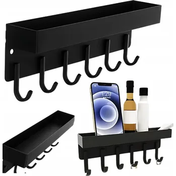 Věšák Šatní ramínko kovový Ruhhy antracit, černá