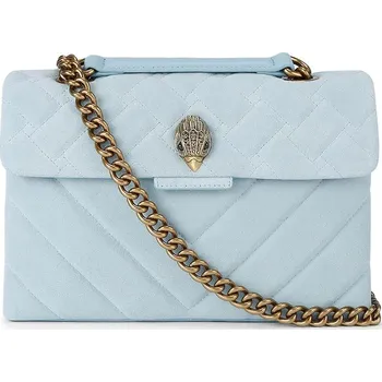 Kožená kabelka Kurt Geiger London Kensington 5021582219 modrá 05X, vel. ONE SIZE