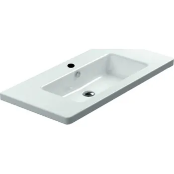 CONCEPT 300 umyvadlo 100 cm, s otvorem pro baterii a přepadem, Cataglaze - doprava zdarma