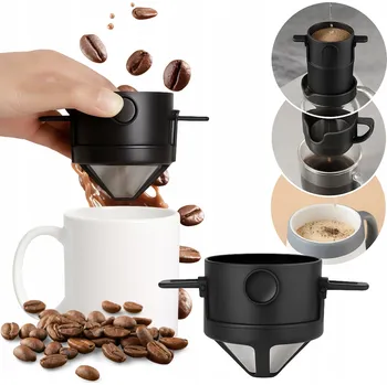 Kávovar Opakovaně Použitelný filtr na kávu Stylový a funkční překapávač na kávu