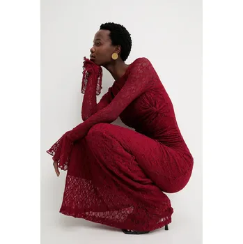 Dámské šaty Šaty Answear.LAB 15781.fak burgundské 83X, vel. M