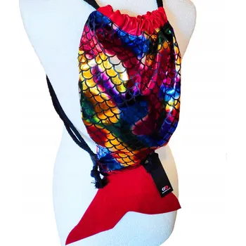 Školní batoh BAREVNÝ ŠKOLNÍ BATOH Z EKOLOGICKÉHO MATERIÁLU NA BOTY A OBLEČENÍ