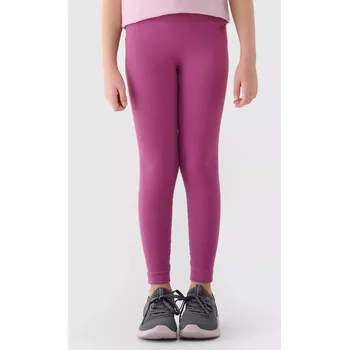 Dámské legíny 4F legíny pro dívky 4FJWAW25TTIGF244 růžové (164) (164, růžová)