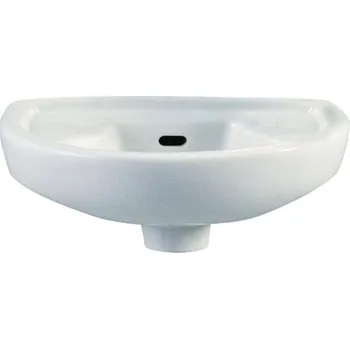 Umyvadlo CONCEPT 100 umývátko 38 cm, bez otvoru pro baterii, s přepadem, bílá