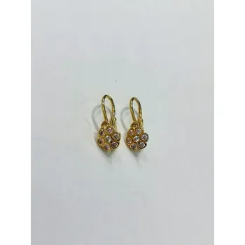 Náušnice Zlaté dětské naušnice pomněnky