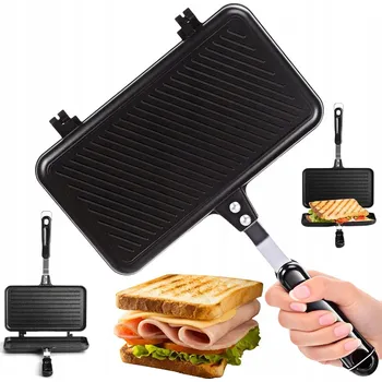 Pánev OBOUSTRANNÁ PÁNEV NA SENDVIČE, OPIÉKAČ TOASTŮ, PÁNEV NA PALAČINKY