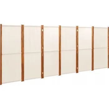 Paraván Paraván krémový 420 x 180 cm