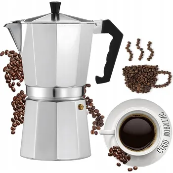 Kávovar Moka konvice na espresso pro 12 šálků, 600 ml, hliníková