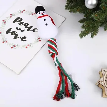Hračka pro psa Vánoční hračka pro psy - sněhulák