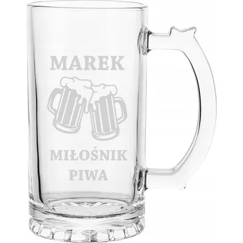 Sklenice GRAVÍROVANÝ PIVNÍ SKLENICE S GRAVÍROVÁNÍM DÁREK MUŽE NEBO TÁTU K 18.–99. NAROZENINÁM