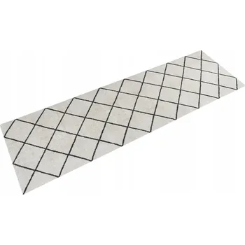 Koberec Kuchyňský koberec sametový 180x60 cm šedý