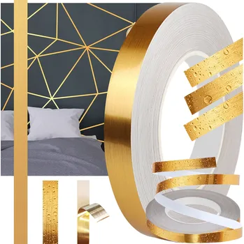 Samolepicí Páska Ozdobná Dekorativní Zlatá 2 cm 50 metrů