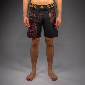 MMA šortky Venum Quetzal Fury - Black/Fury Red/ Tangerine Velikost: XXL