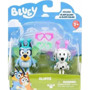 Figurka Sada figurek Bluey Aliens Alien Bluey a Alien Chloe