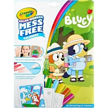 kreativní sada CRAYOLA Color Wonder - Bluey Omalovánky bez nepořádku B