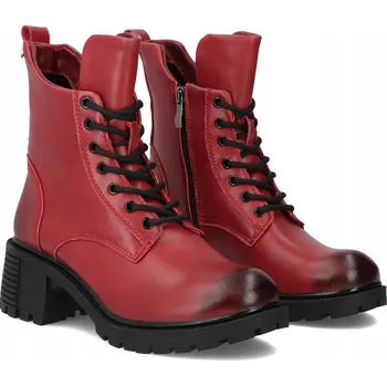 Dámské kozačky Kožené kotníkové boty , dámské podzimní boty, Filippo nad kotník podpatek vel. 37