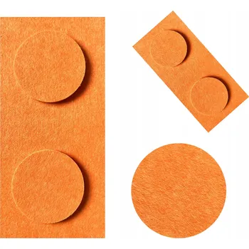 Obraz Filcové kostky na zeď, panely kostky na zeď, panely LEGO oranžové