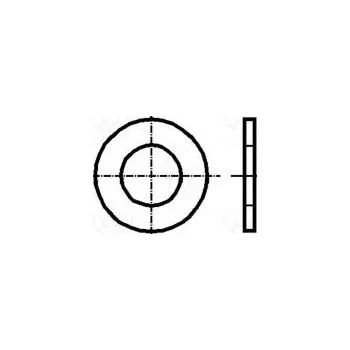 podložka Podložka kulatá M2 D=5mm h=0,3mm prešpán DIN 125A BN 1076