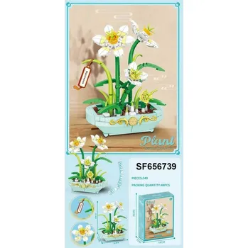 ostatní stavebnice Bonsai - Narcissus Květina - Sada kostek 349 dílů