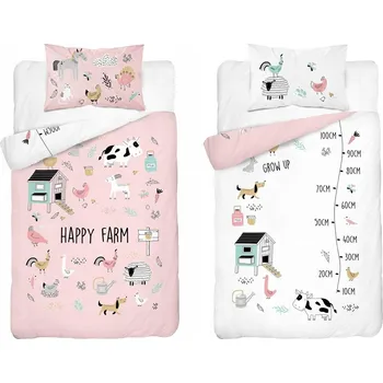 Povlečení Sada povlečení Detexpol 100 x 135 cm růžová