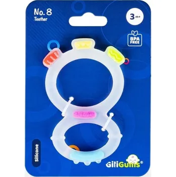 Hračka pro kojence GiliGums SILIKONOVÉ KOUSÁTKO OSMičKA PRO ZOUBKY