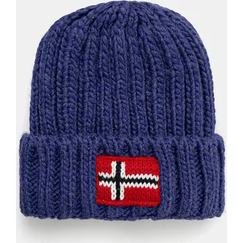 Čepice Čepice z vlněné směsi Napapijri SEMIURY NP0A4GMHB3B1 modrá 55X, vel. 48