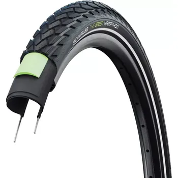Plášť na kolo Schwalbe Plášť Schwalbe Green Marathon, Addix Eco, Green Guard, reflexní pruh průměr/šíře 622 x 32 (700x32C)