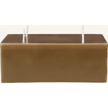 Svíčka Ferm Living Svíčka Burren Large, hnědá