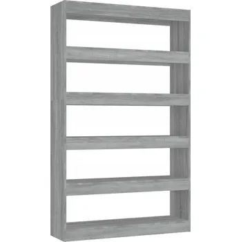 Knihovna Knihovna regál šedý dub sonoma 100 x 30 x 166 cm