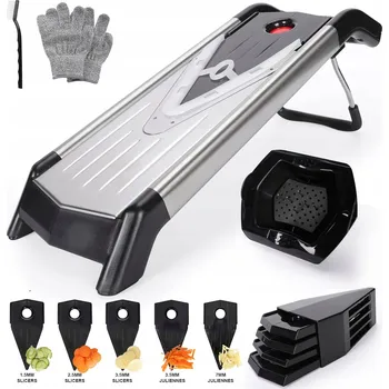 Struhadlo NASTAVITELNÉ STRUHADLO NA ZELENINY KRÁJEČ MANDOLÍNA 5V1