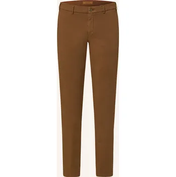 Pánské kalhoty Hiltl Pánské Chino Kalhoty Slim Fit, koňaková, 98
