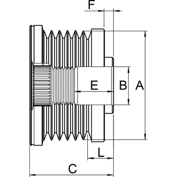 Předstihová spojka HC-Cargo F 032 333 136
