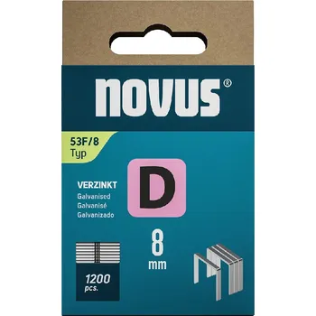 Spona do sešívačky drátky NOVUS typ D/53F/8mm/1200ks