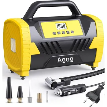 Kompresor Kompresor do auta 12V 230V přenosný bezolejový HQ kompresor / hustilka