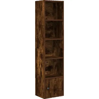 Knihovna Regál na knihy kouřový dub 31 x 24 x 127 cm