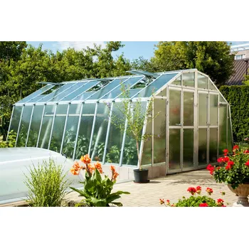 Skleník LIMES Skleník VARIANT M 10,5 rozptylové sklo 4 mm 10,49 m