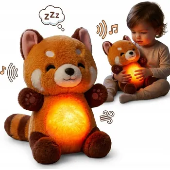 plyšák ŠUMÍCÍ MÝVAL MEDVÍDEK DÝCHAJÍCÍ PLYŠÁK ŠUMÍCÍ UKLIDŇOVÁK