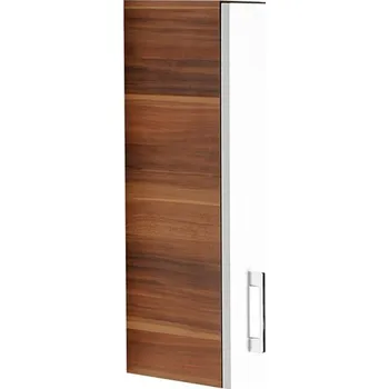 Koupelnový nábytek CONCEPT 50 nízká skříňka 35x22,9x61,5 cm, 1 dvířka, panty vpravo, švestka/lesklá bílá