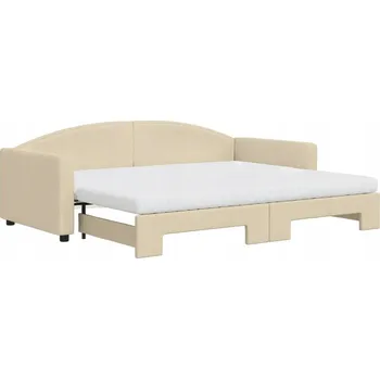 Pohovka Rozkládací pohovka 2v1 223x192,5x75 krémová